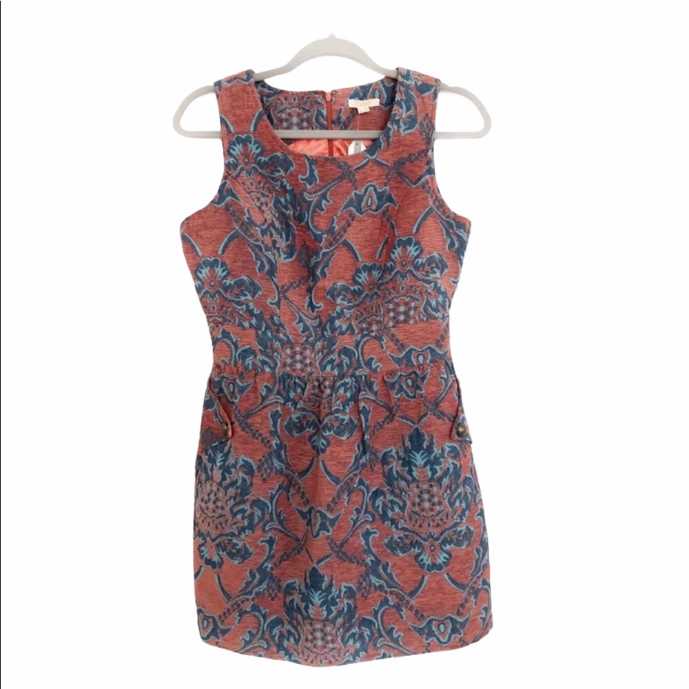 NEW Tulle for Anthropologie Jacquard Fabric Dress S